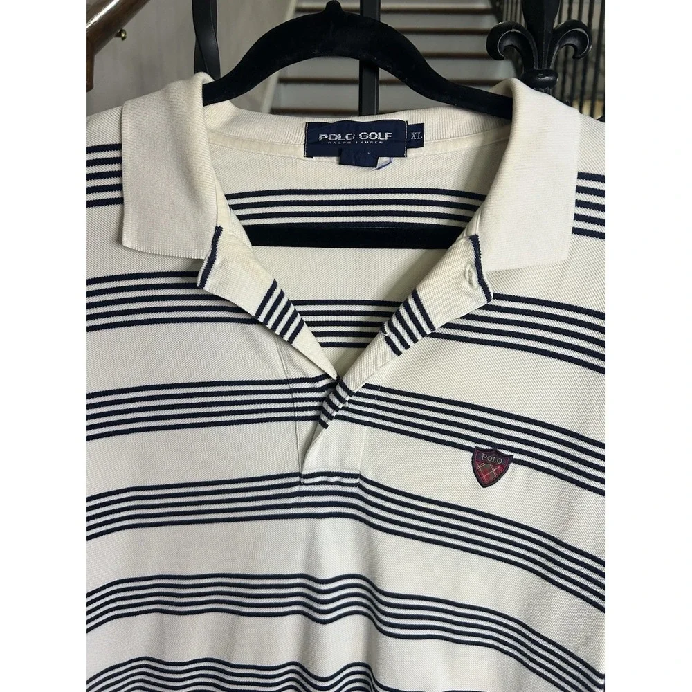 Men's Size XL Polo Golf Ralph Lauren  Shirt Short  Sleeves Tartan Crest Shield